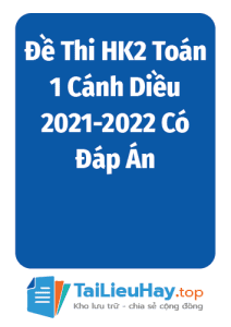Đề Thi HK2 Toán 1 Cánh Diều 2021-2022 Có Đáp Án 4 Đề Thi HK2 Toán 1 Cánh Diều 2021-2022 Có Đáp Án-04