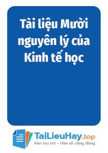 Mười nguyên lý của Kinh tế học-06